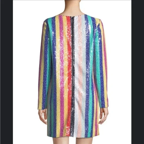 Mestiza rainbow sequin stripe dress - Picture 2 of 6